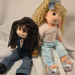 Sassy Star + Spunky Sammie Ty Beanie Boppers Collection Friends Vintage